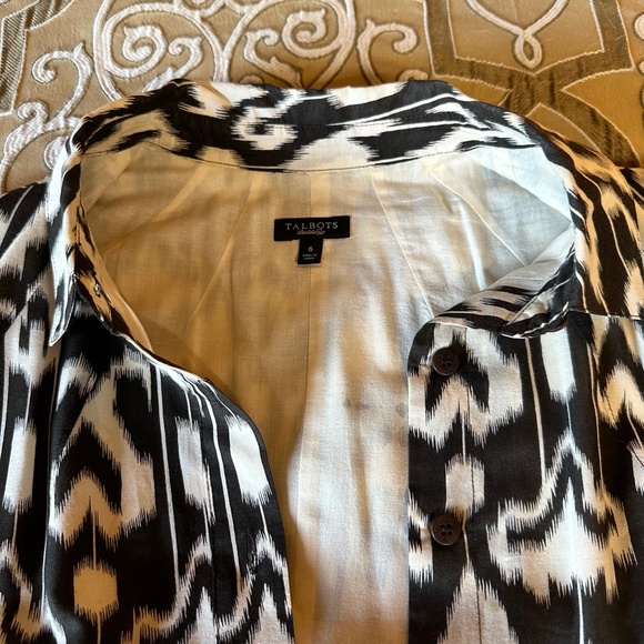 Short-sleeve shirt Dress Size 8 by Talbot's - Picture 7 of 9